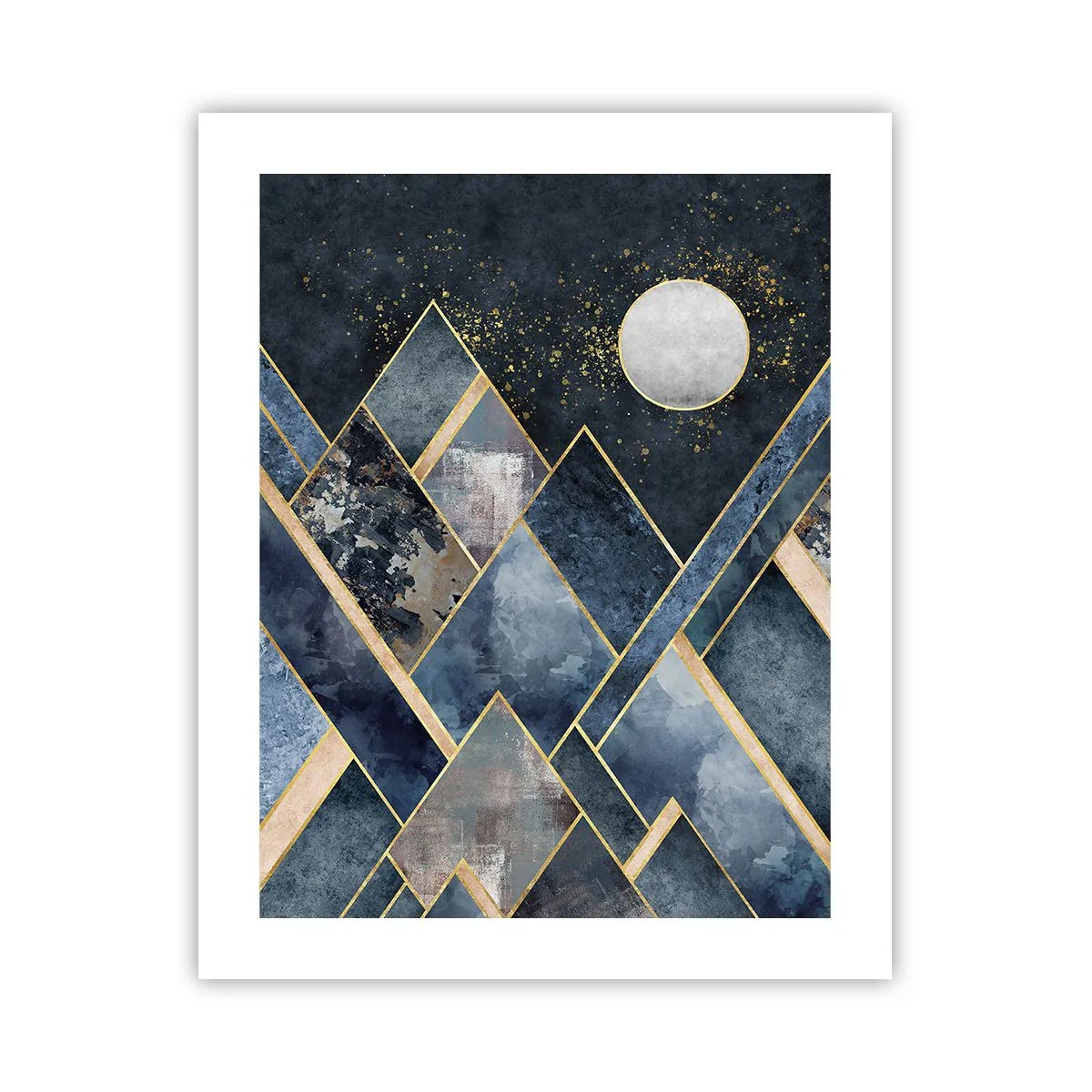 Poster - Geometrical Landscape - 40x50 cm