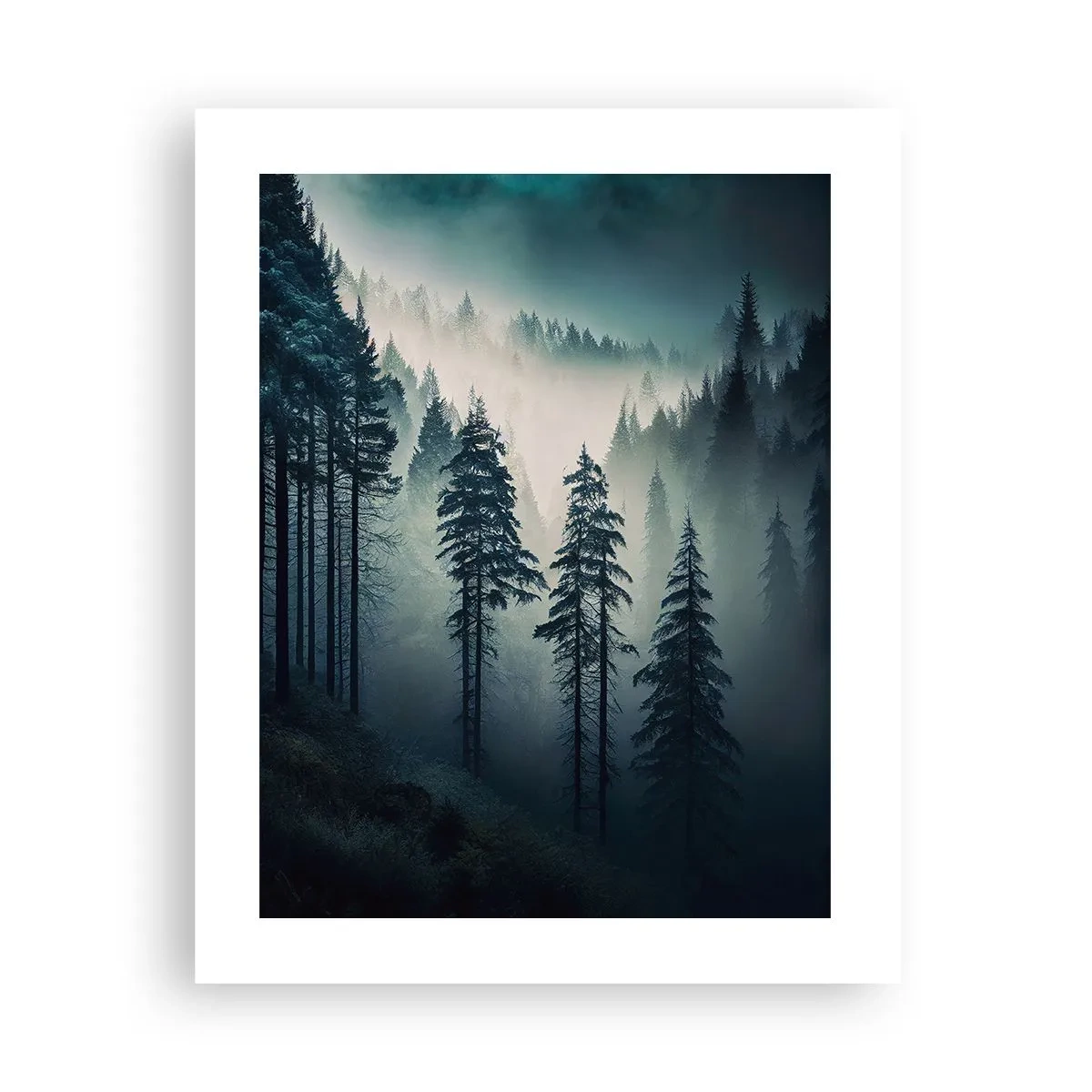 Poster - Morning in the Mountains - 40x50 cm