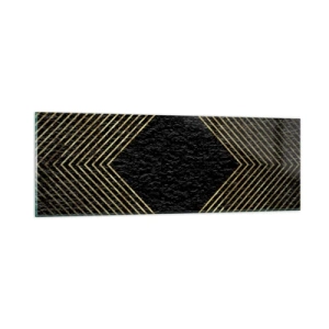 Glass picture - Geometry Glamour Style - 90x30 cm