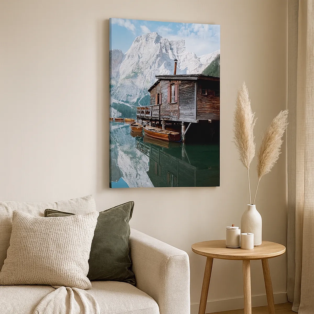 Canvas picture - Crystal, Mountain Morning - 50x70 cm