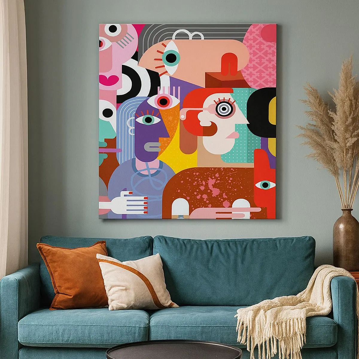 Canvas picture - Picasso Sent Us - 30x30 cm