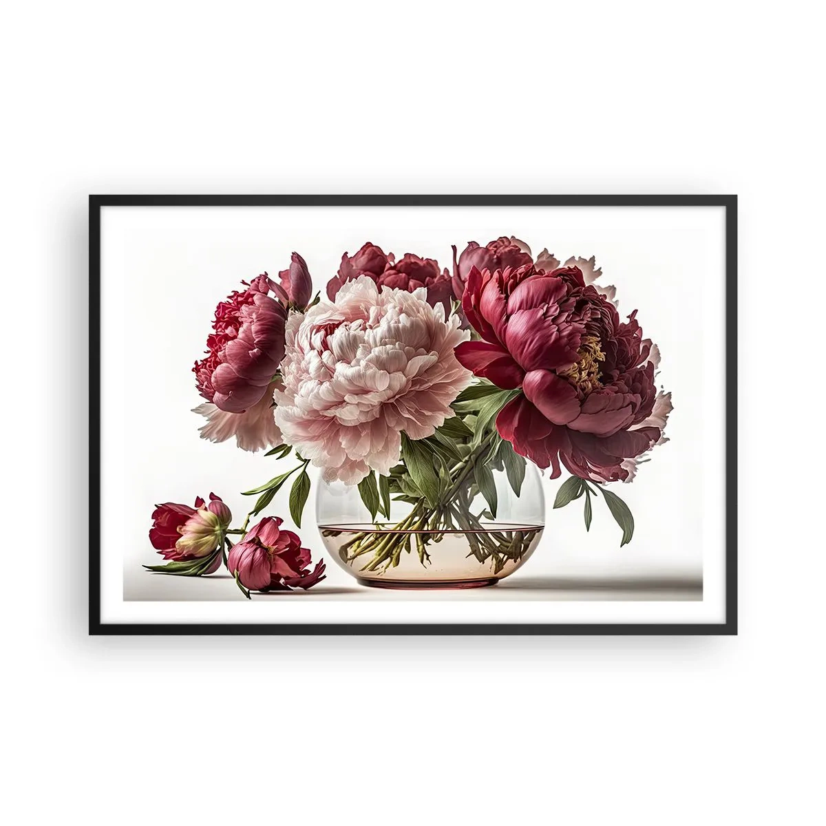 Poster in black frame - In Full Bloom of Beauty - 91x61 cm