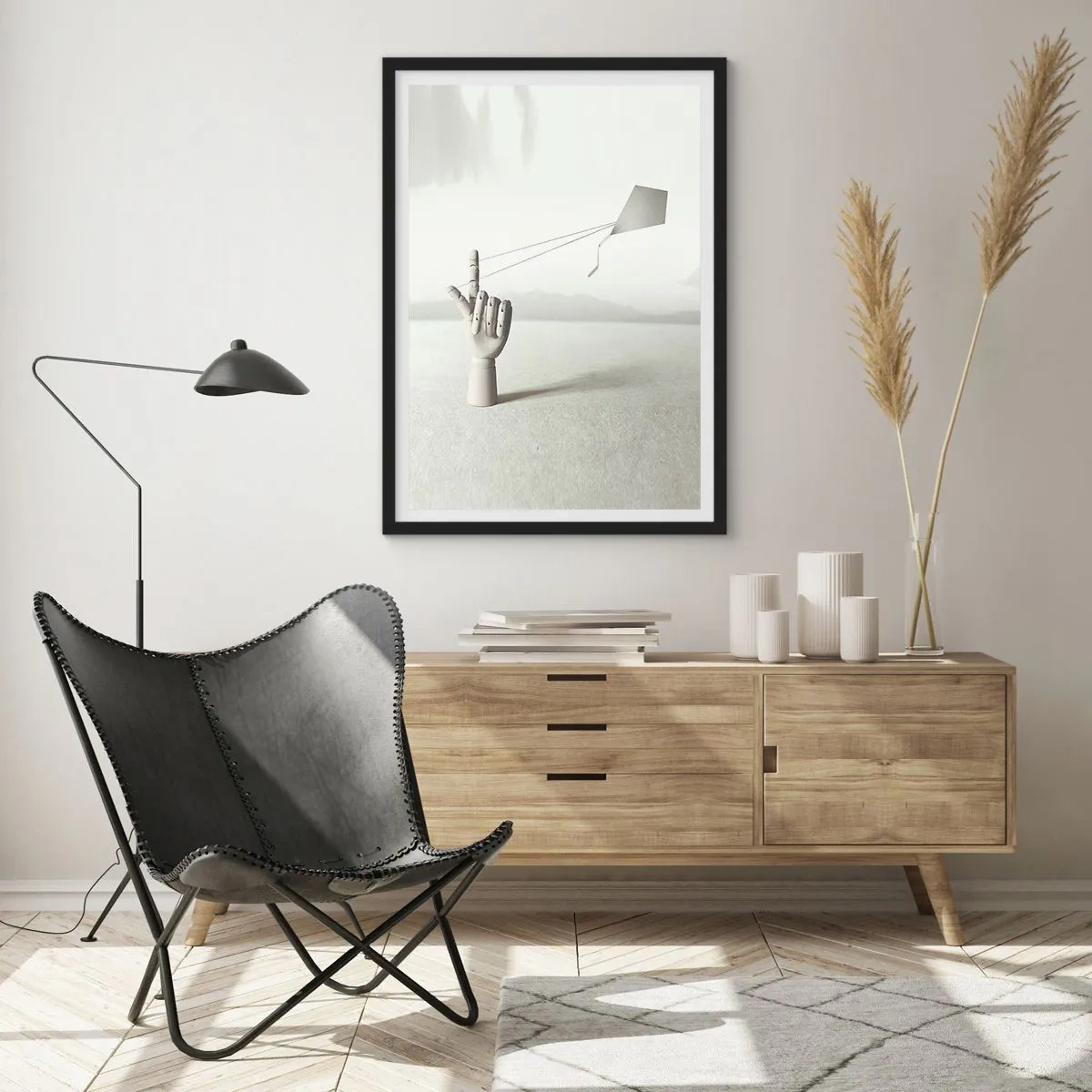 Poster in black frame - Test of Strengths - 61x91 cm