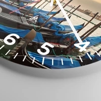 Clock face with numbers