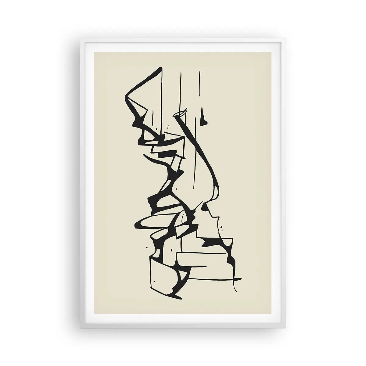 Poster in white frmae - Maybe Landscape - 70x100 cm