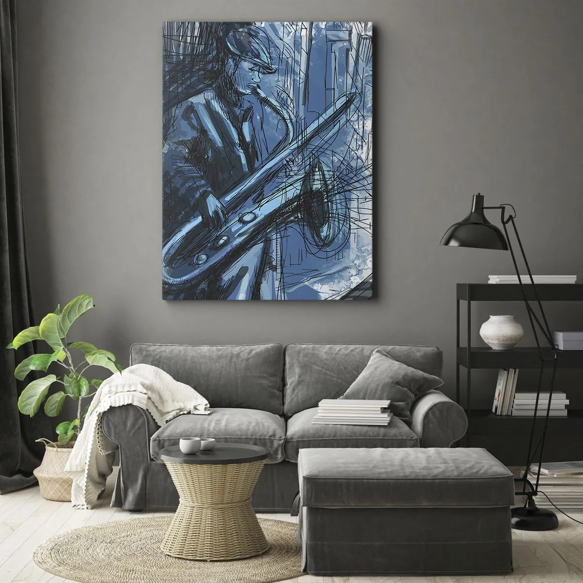Canvas picture - City Rhapsody - 55x100 cm