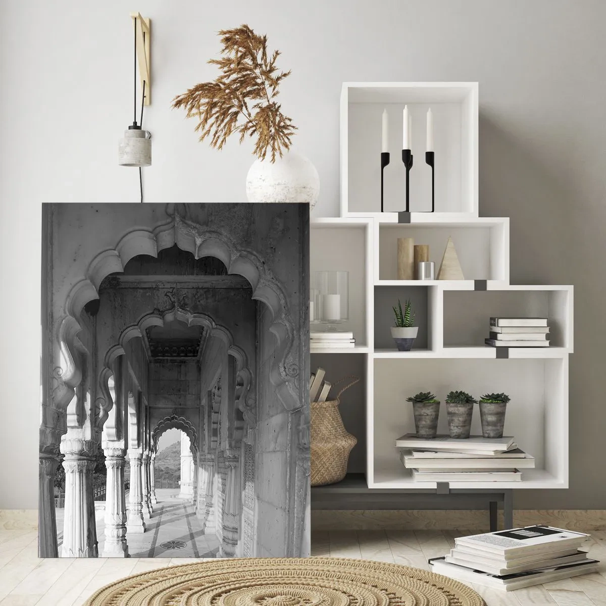 Glass picture - This is a Place of Fairytales of the East - 80x120 cm