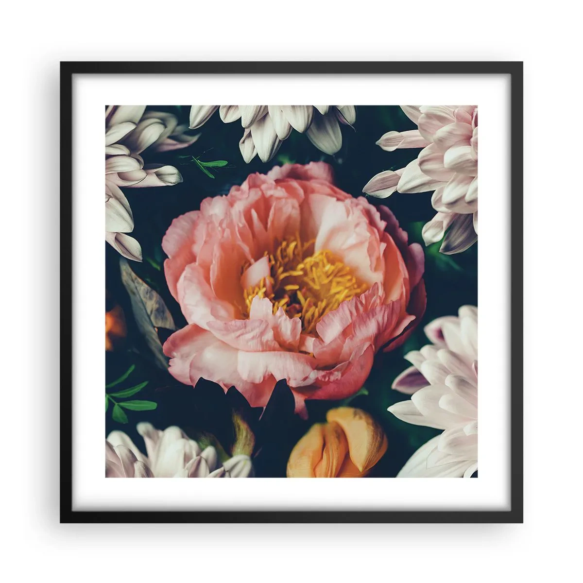 Poster in black frame - In Baroque Style - 50x50 cm
