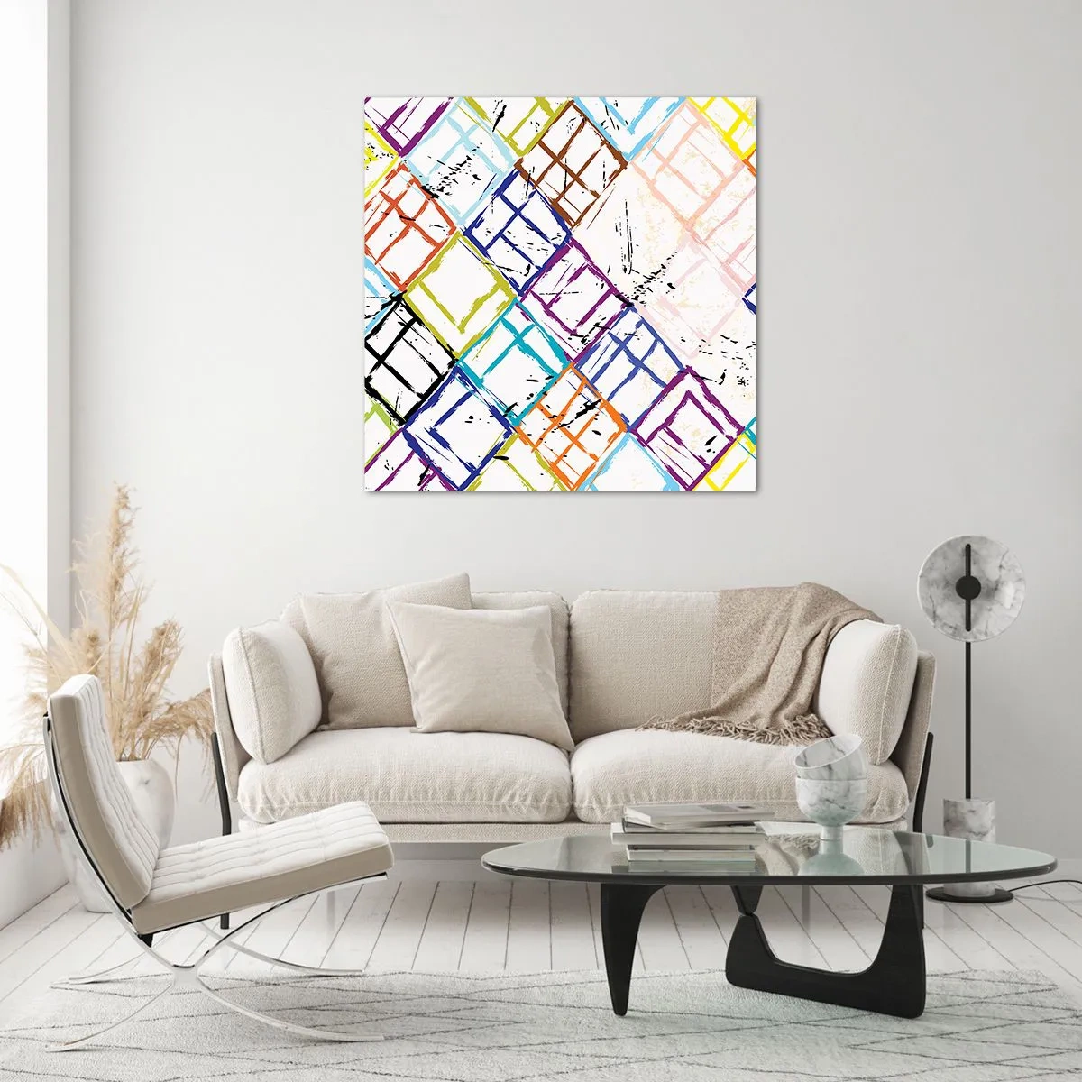 Glass picture - Cells to Rent - 70x70 cm