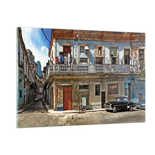 Glass picture - Havana Style - 120x80 cm