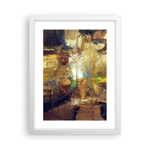 Poster in white frmae - Cold, Warm, Hot - 30x40 cm