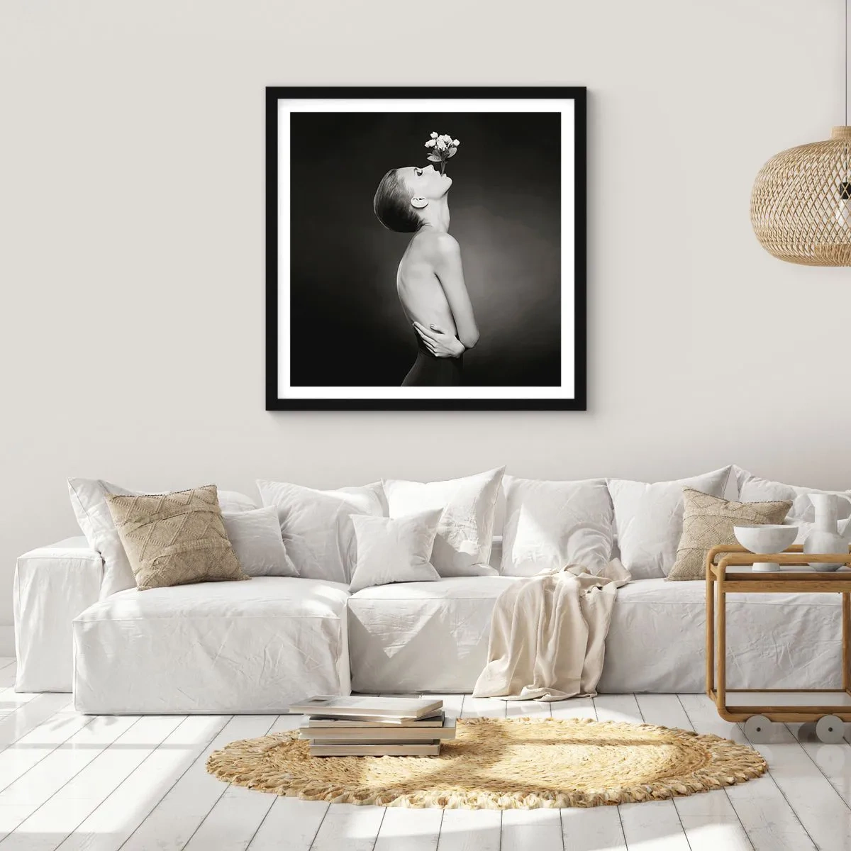 Poster in black frame - Eccentric Elegance - 40x40 cm