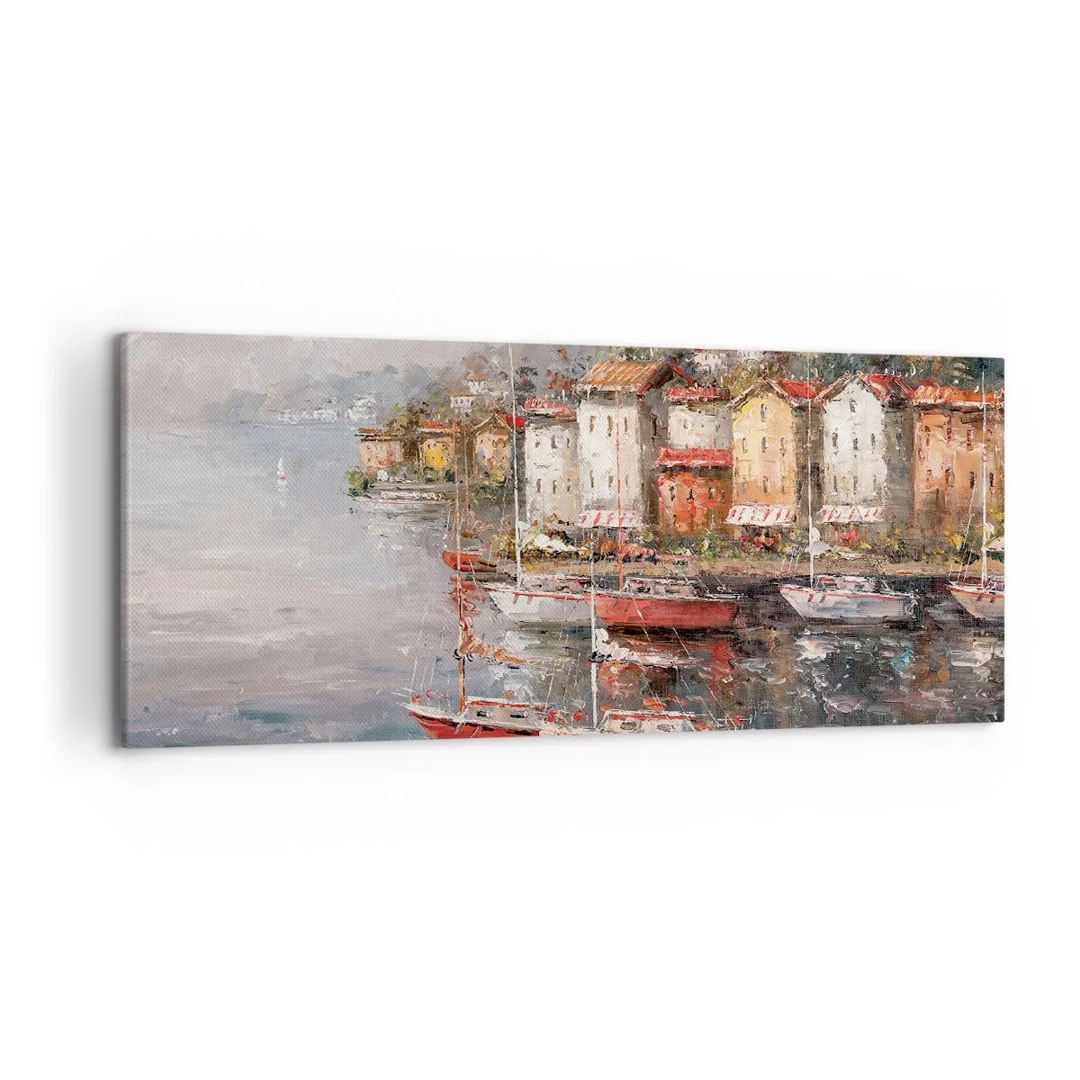 Canvas picture - Romantic Marina - 120x50 cm