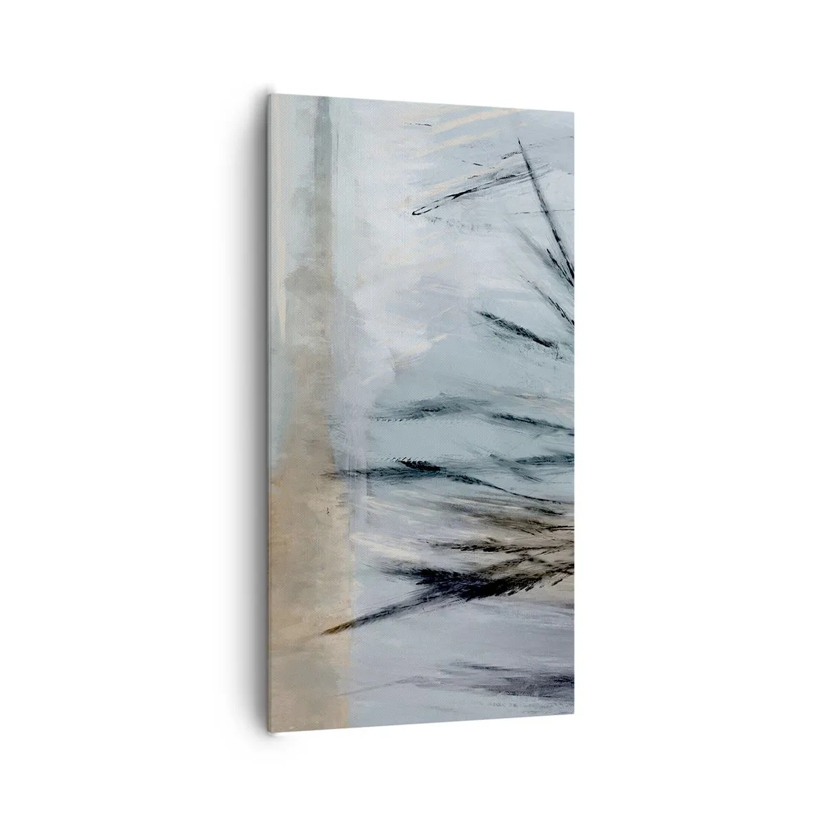 Canvas picture - Winter Fields - 65x120 cm