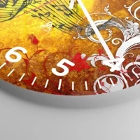 Clock face with numbers