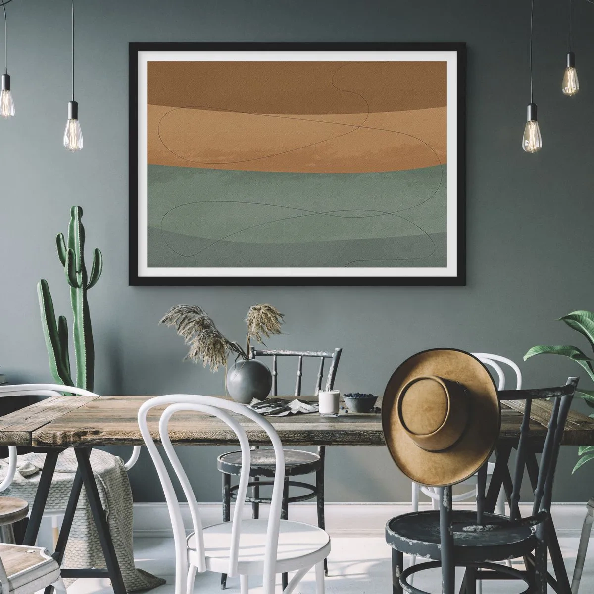 Poster in black frame - Horizontal Compostion - 70x50 cm