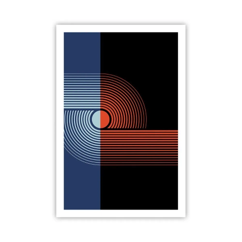 Poster - In a Geometrical Embrace - 61x91 cm
