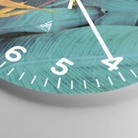 Clock face with numbers