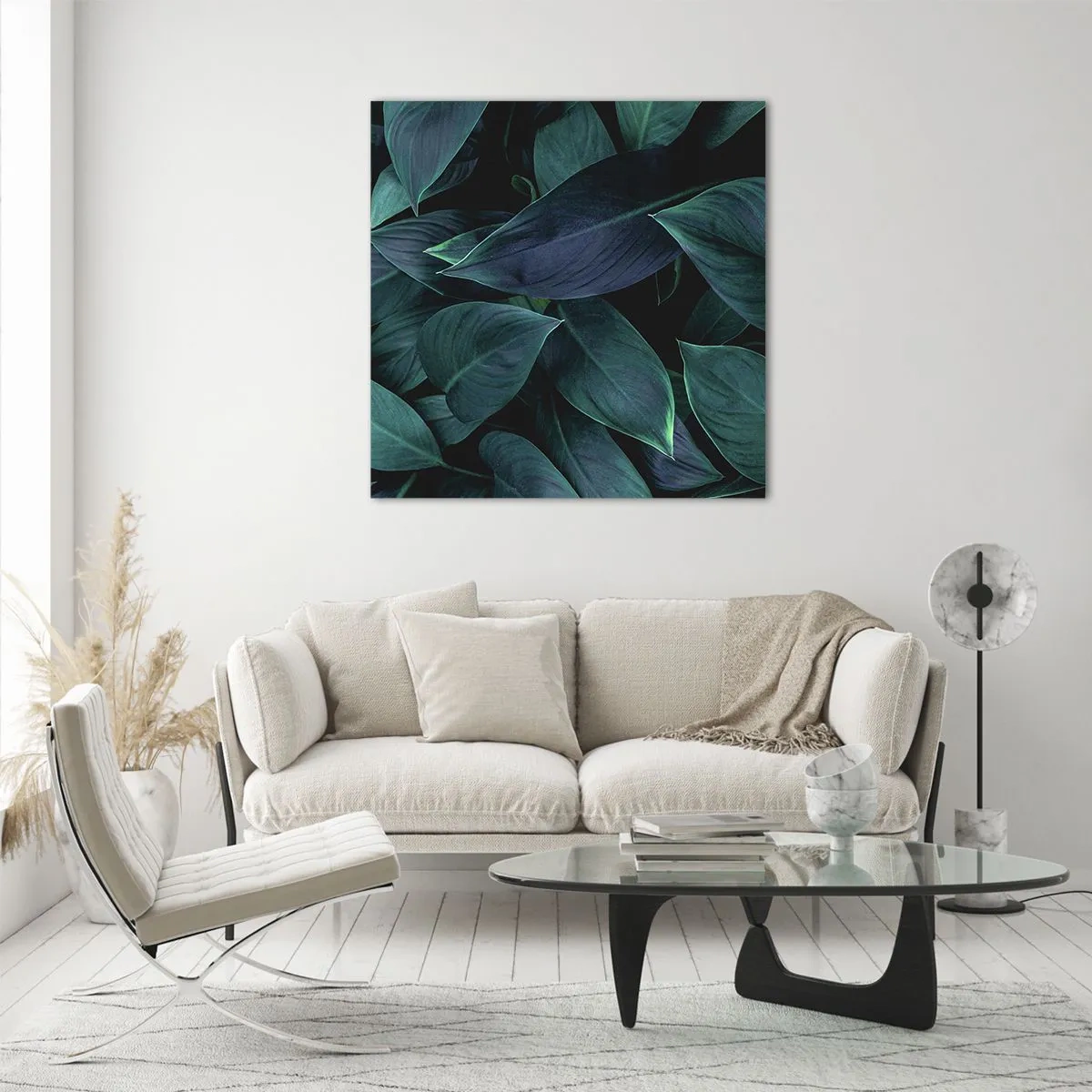 Glass picture - The Green Itself - 30x30 cm