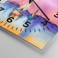 Clock face with numbers