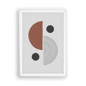 Poster in white frmae - Perfection of a Wheel - 70x100 cm