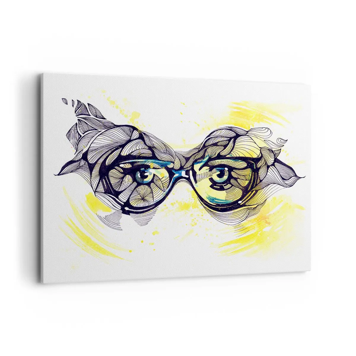 Canvas picture - Through Blue Glasses - 100x70 cm