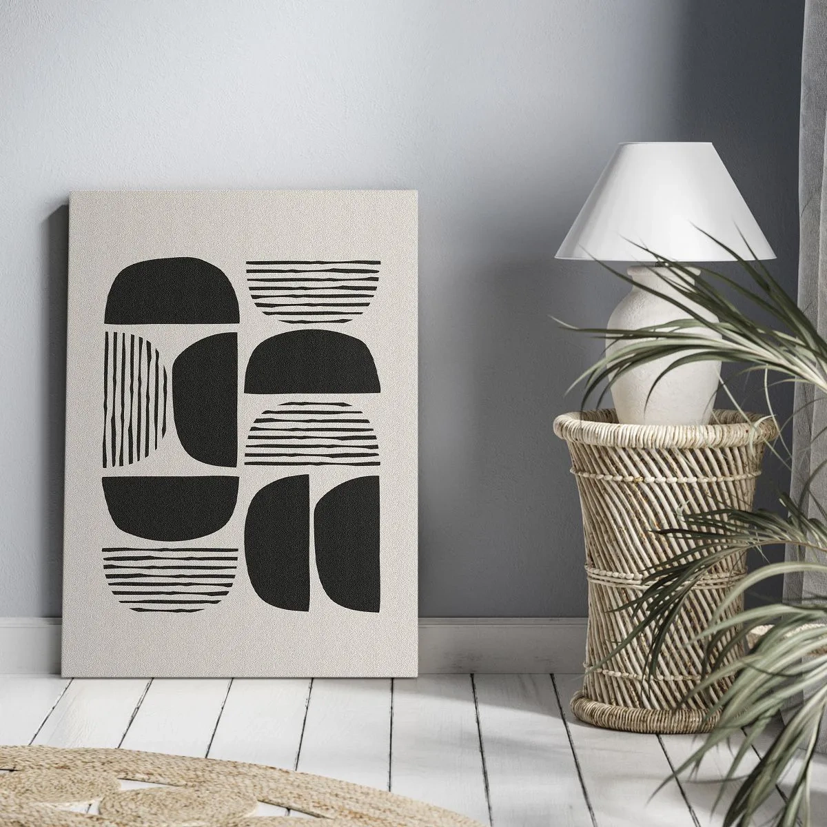 Canvas picture - Half-Systems - 65x120 cm