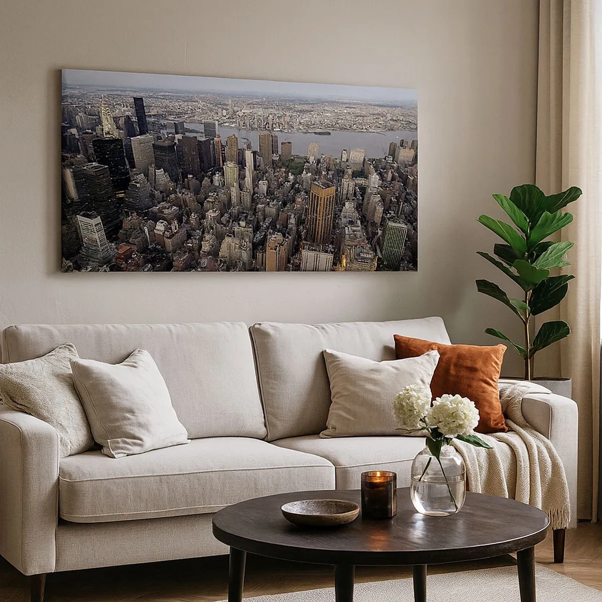 Canvas picture - Beating Heart of Our Times - 100x40 cm