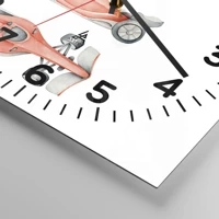 Clock face with numbers