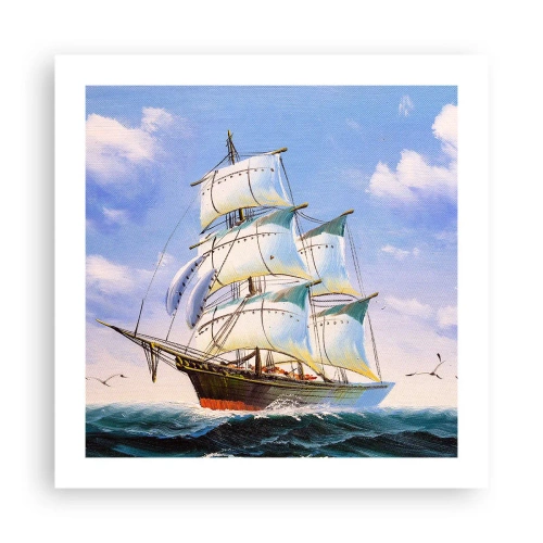 Poster - Proudly with Wind - 50x50 cm