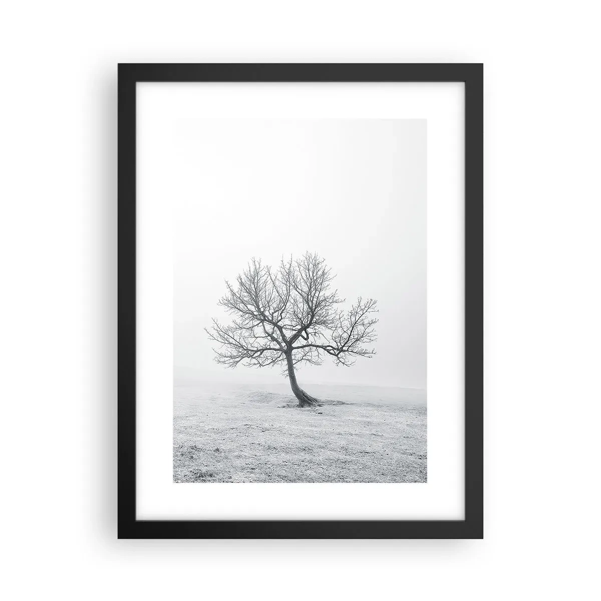 Poster in black frame - Against Nothingness - 30x40 cm