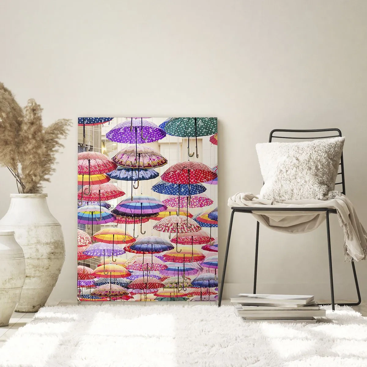 Glass picture - City Meadow - 50x70 cm