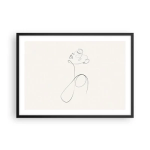Poster in black frame - Entangled in Dreams - 70x50 cm