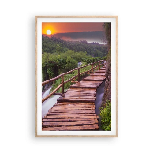 Poster in light oak frame - Unbelievable Beauty - 61x91 cm