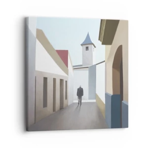 Canvas picture - Sunny Walk - 30x30 cm