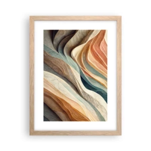 Poster in light oak frame - Moment Before Change - 30x40 cm