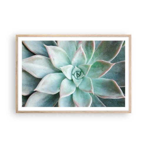 Poster in light oak frame - Heart of a Desert - 91x61 cm