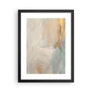 Poster in black frame - Abstract: Land of Gentleness - 30x40 cm
