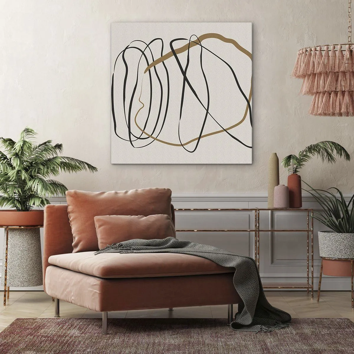 Canvas picture - Composition - Dance of Possession - 50x50 cm