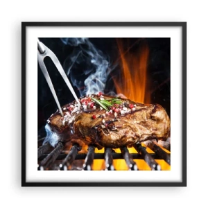 Poster in black frame - Juicy and Fragrant - 50x50 cm