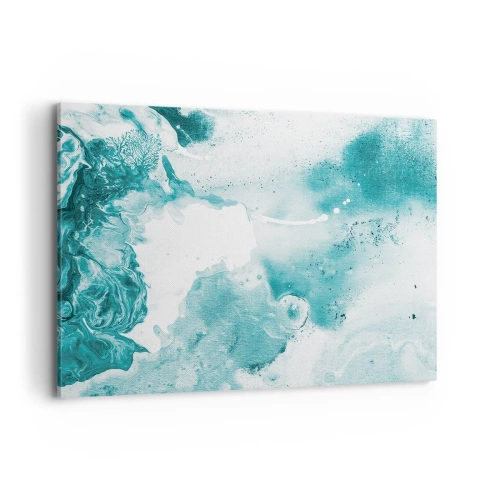 Canvas picture - Lakes of Blue - 100x70 cm