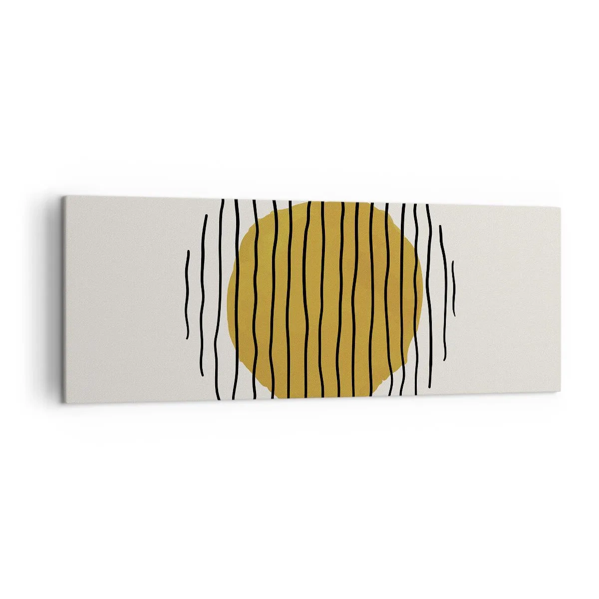 Canvas picture - Abstract Shivering from Heat - 140x50 cm