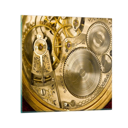 Glass picture - Follow the Zeitgeist - 60x60 cm