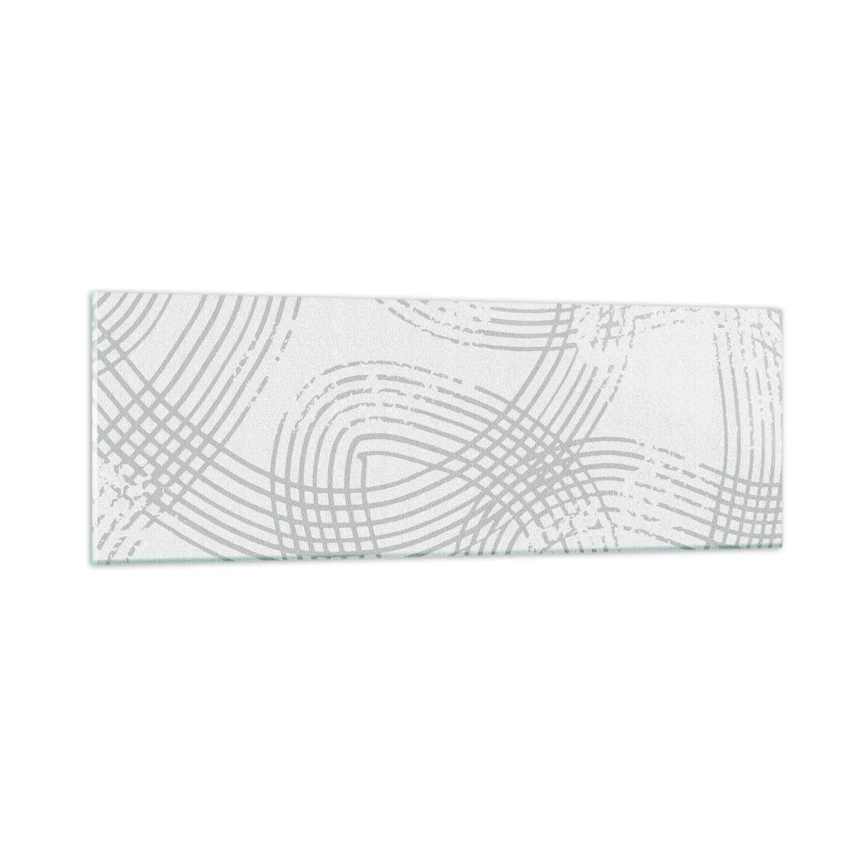 Glass picture - No Straight Line - 90x30 cm