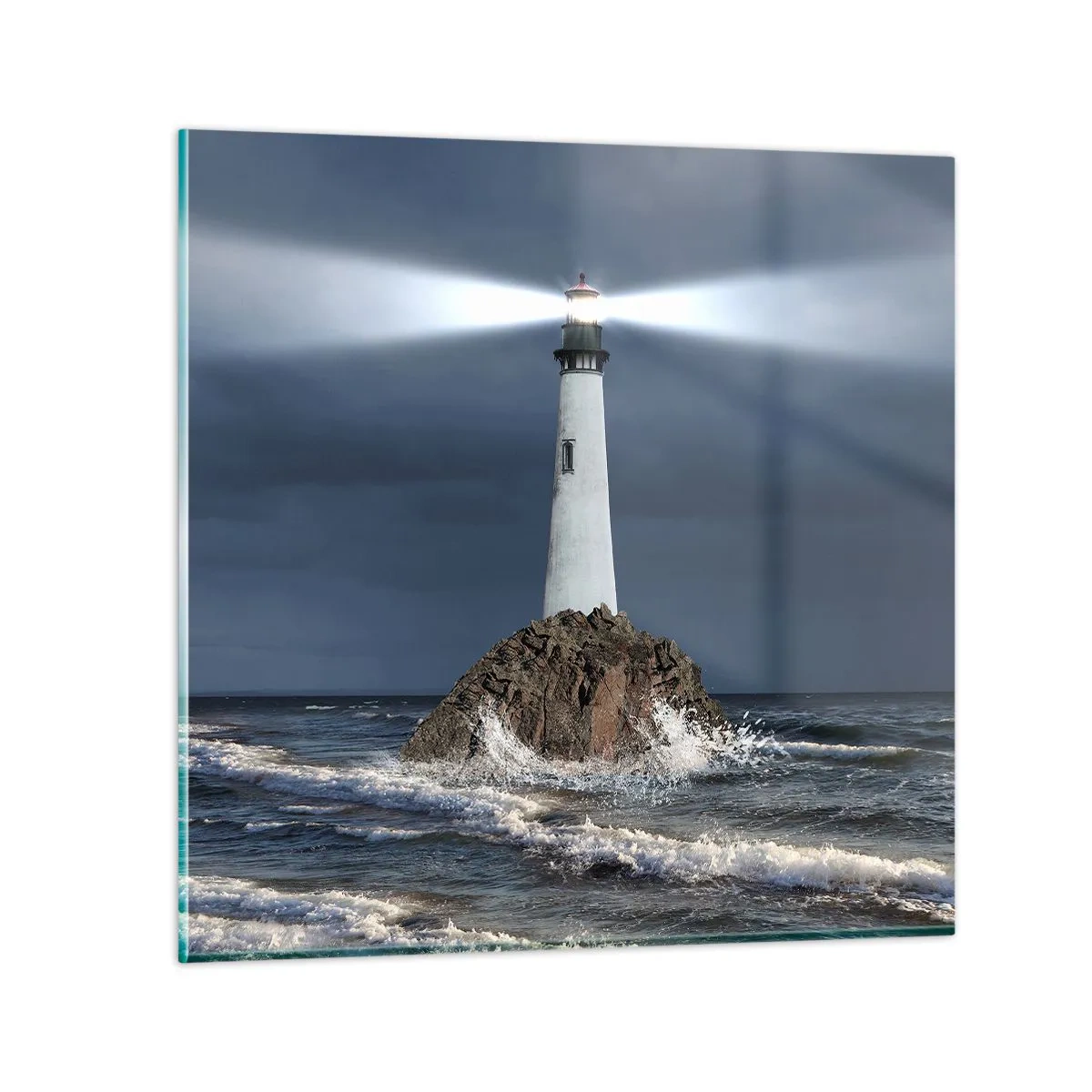 Glass picture - Here…Here…Here! - 60x60 cm