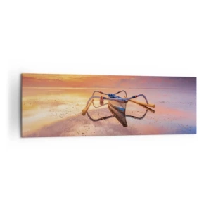 Canvas picture - Tranquility of Tropical Evening - 160x50 cm