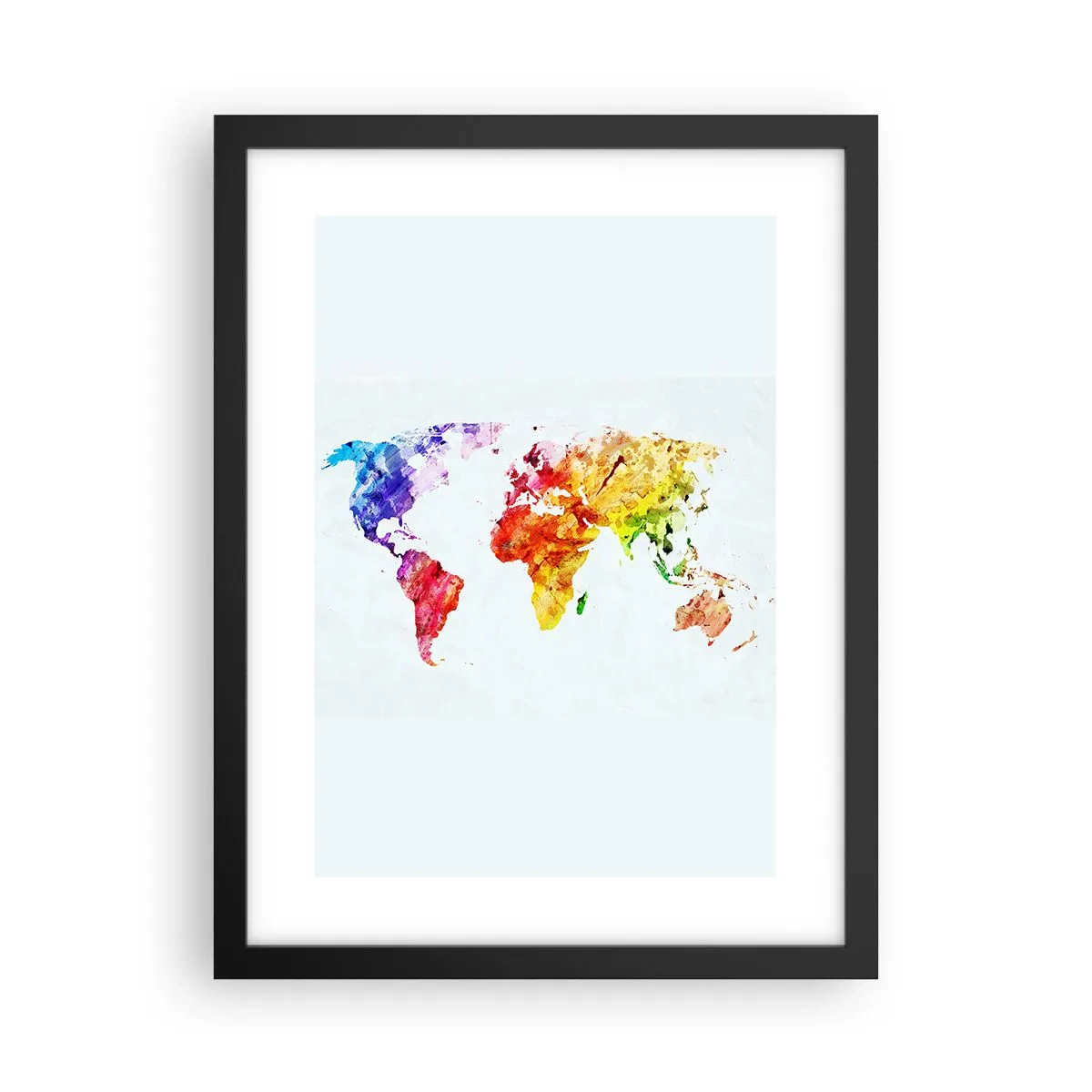 Poster in black frame - All Colours of Light - 30x40 cm