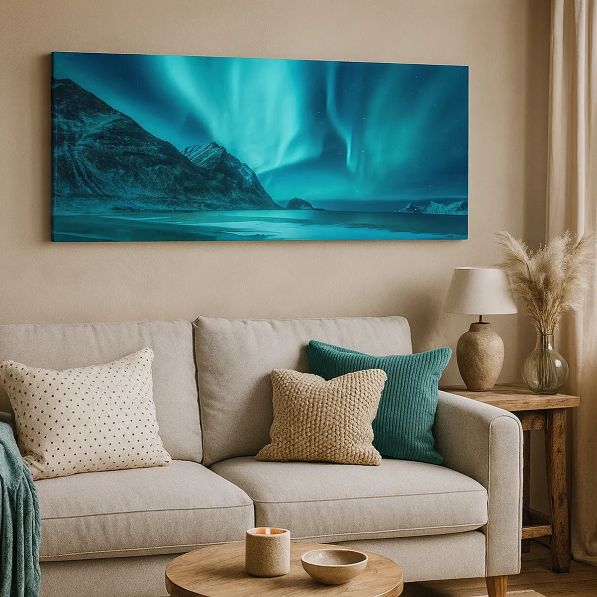 Canvas picture - Miracles of the North - 30x30 cm