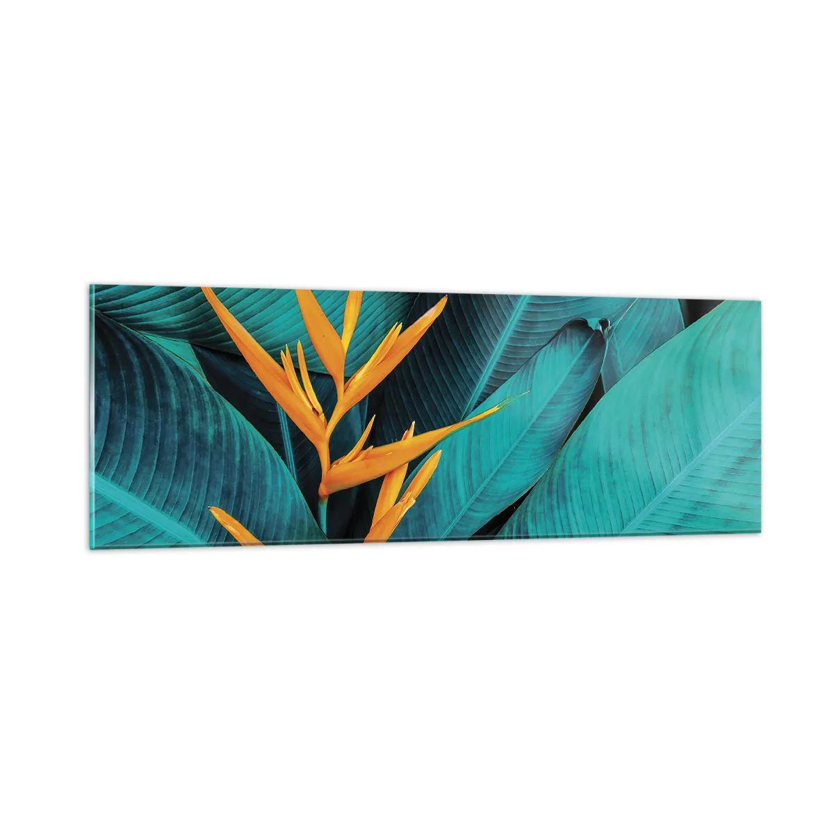 Glass picture - Flower of Eden - 90x30 cm
