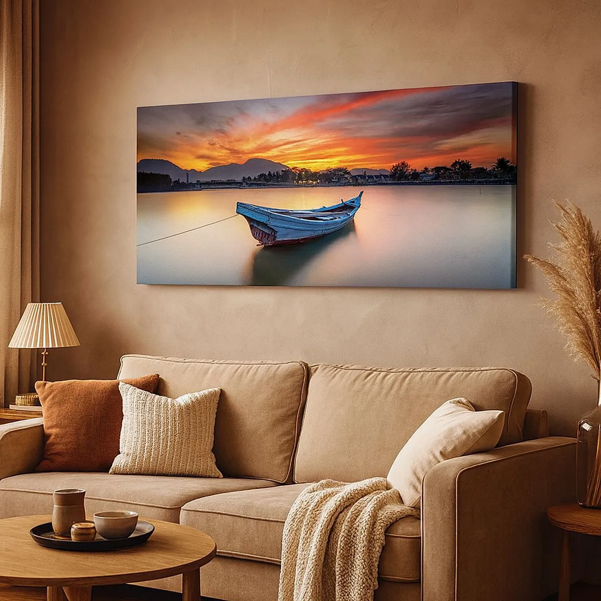 Canvas picture - Here Comes a Good Night - 100x40 cm